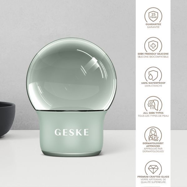 Масажер для обличчя і тіла GESKE Cool&Warm Face and Body Massager 7в1 green HB0299 фото