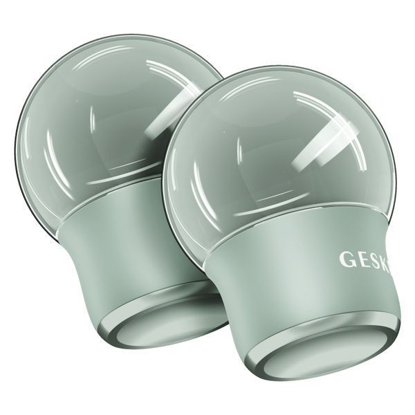 Масажер для обличчя і тіла GESKE Cool&Warm Face and Body Massager 7в1 green HB0299 фото
