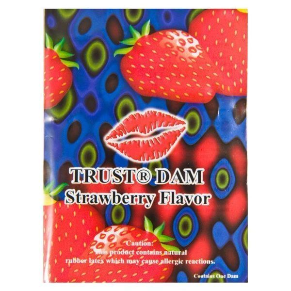 Латексна серветка Latex Dental Dams Strawberry 1 шт SX1266 фото