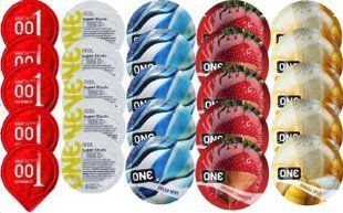 Набір з 25 шт OLO Red 0.01 + ONE Studs + ONE Mint + ONE Chocolate Strawberry + ONE Banana SOS8770 фото