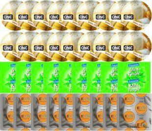 Набір 36 шт ONE Banana Split + Pasante Mint Tingle + EXS Delay SOS7655 фото