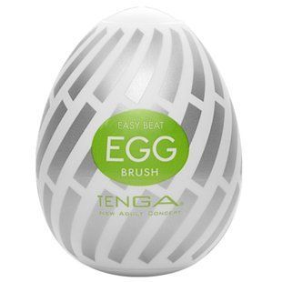 Мастурбатор-яйце Tenga Egg Brush з рельєфом у вигляді великої щетини SO5489 фото