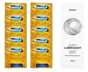 Набор Pasante Naturelle 10 шт. + Лубрикант Satisfyer Satisfyer Boogy Booty (300 мл) SOS12047 фото