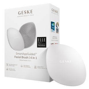 Щітка для обличчя GESKE Facial Brush 4в1 white HB0051 фото