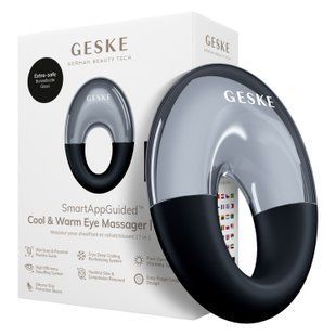 Масажер для очей GESKE Cool&Warm Eye Massager 7в1 black HB0308 фото