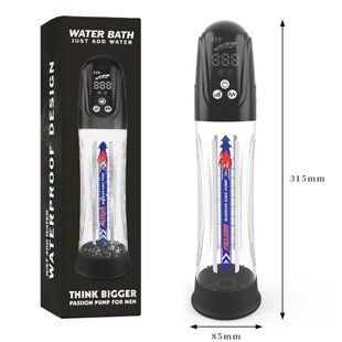 Автоматична гідропомпа 2в1 (вода/повітря) Water Bath з LED-дисплеєм, 2 режими SX1636 фото