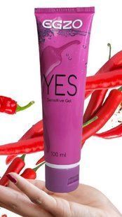 Лубрикант EGZO "YES" зігріваючий 100 ml EG4 фото