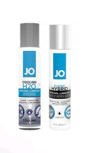Набір лубрикантів System JO H2O COOLING (30 мл) + System JO Classic Hybrid (30 мл) LB69 фото
