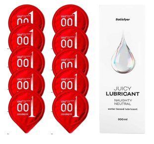 OLO Warming 10 шт. + Лубрикант Satisfyer Naughty Neutral 300 мл SOS12504 фото