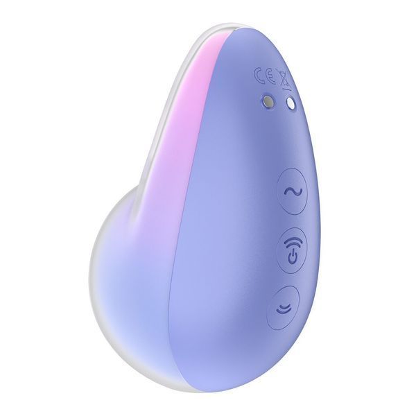 Вакуумний стимулятор з вібрацією Satisfyer Pixie Dust Violet/Pink SO8972 фото