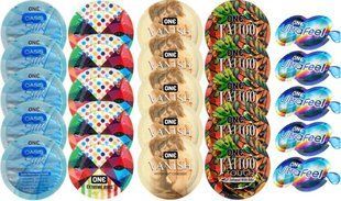 Набор с 25 шт One Oasis Silk + ONE Ribs + ONE Vanish + ONE Tattoo + ONE UltraFeel SOS8344 фото