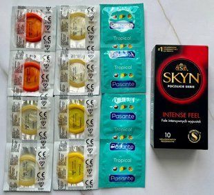 Набір Skyn Intense Feel 10 шт + Pasante Tropical 12 шт SOS3033 фото