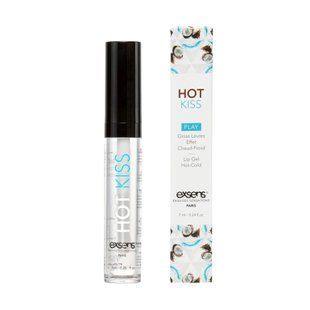 Стимулирующий блеск для губ EXSENS Coconut Hot Kiss 7 мл согревает и охлаждает SO5540 фото