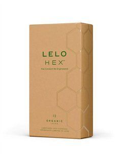 Презервативи LELO HEX Condoms Organic 12 Pack, тонкі та суперміцні SX3043 фото
