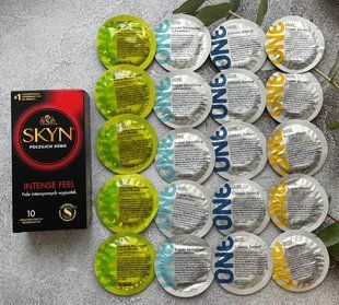 Набір 30 штук Skyn Intense Feel + ONE Super Studs, Super Sensitive, Classic, Glowing Pleasures SOS2282 фото