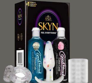 SKYN Elite, 24 шт + Набір Doc Johnson GoodHead - Party Pack - 5 Piece Kit SOS5362 фото