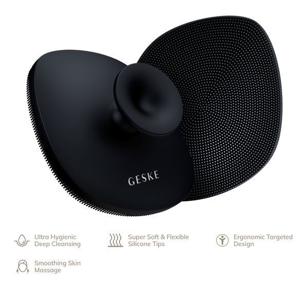 Щітка для тіла GESKE Body Brush 4в1 black HB0330 фото