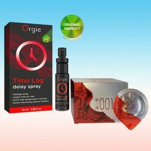 Пролонгатор для чоловіків Time Lag, 25 мл. ORGIE + OLO Red Silver. 10шт. SOS6661 фото